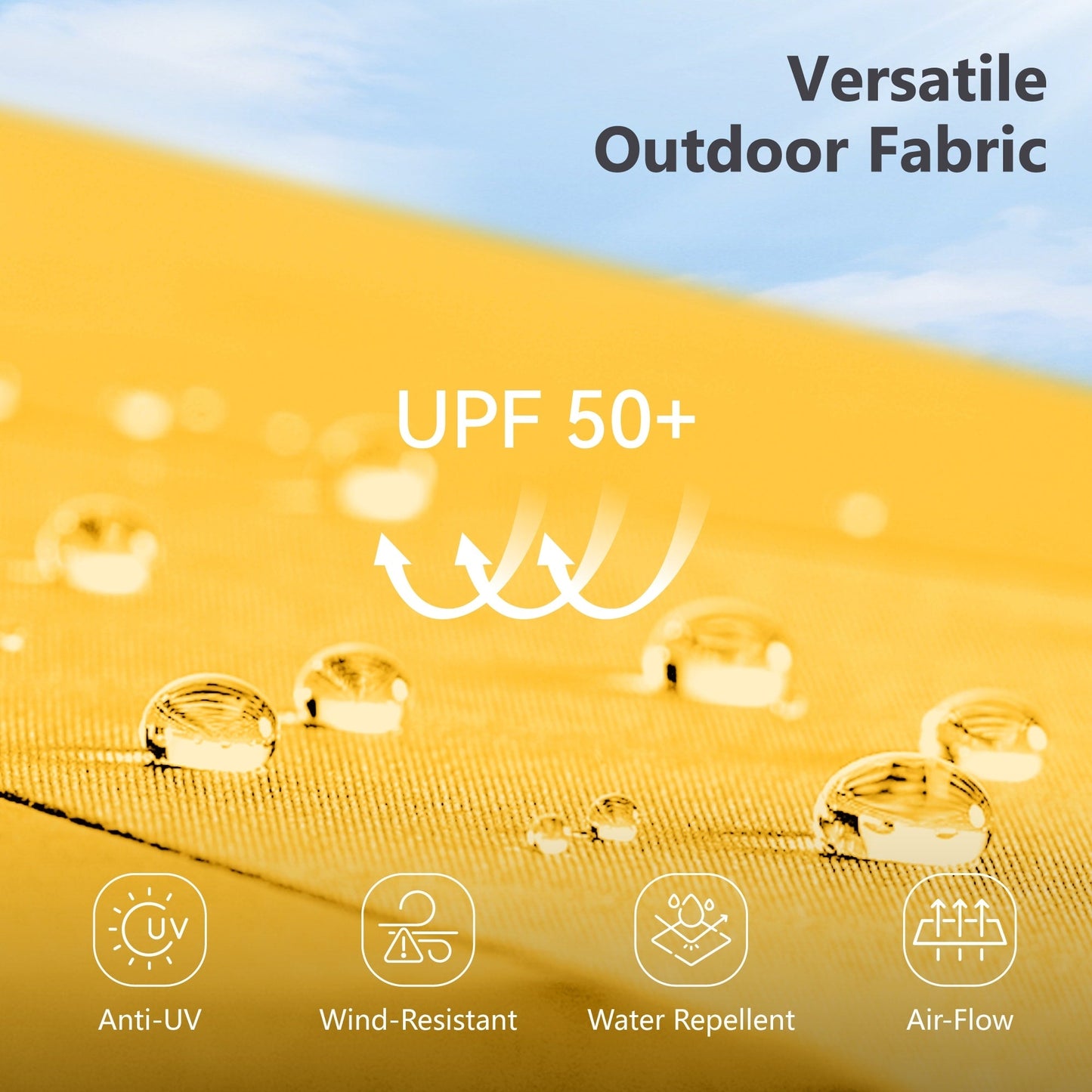 MAISON ARTS 13ft Double -Sided Patio Umbrella Extra Large with Crank