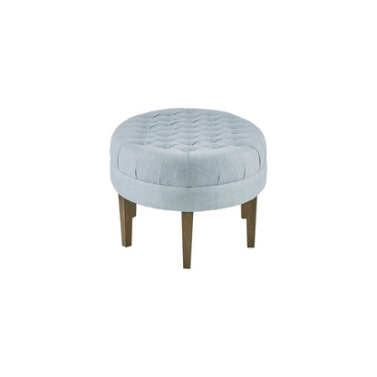 Madision Park Chase Surfboard Tufted Upholstered Ottoman with Solid Wood