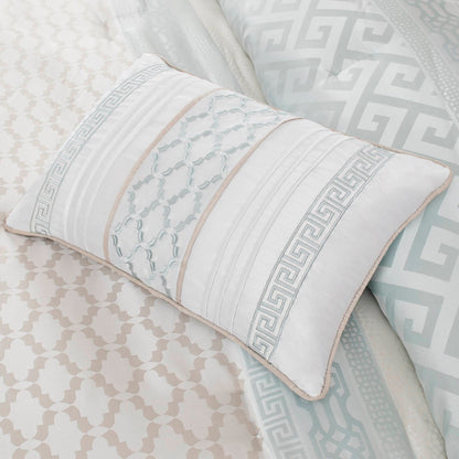 Madison Park Christian 7-piece Geometric Jacquard Comforter Set