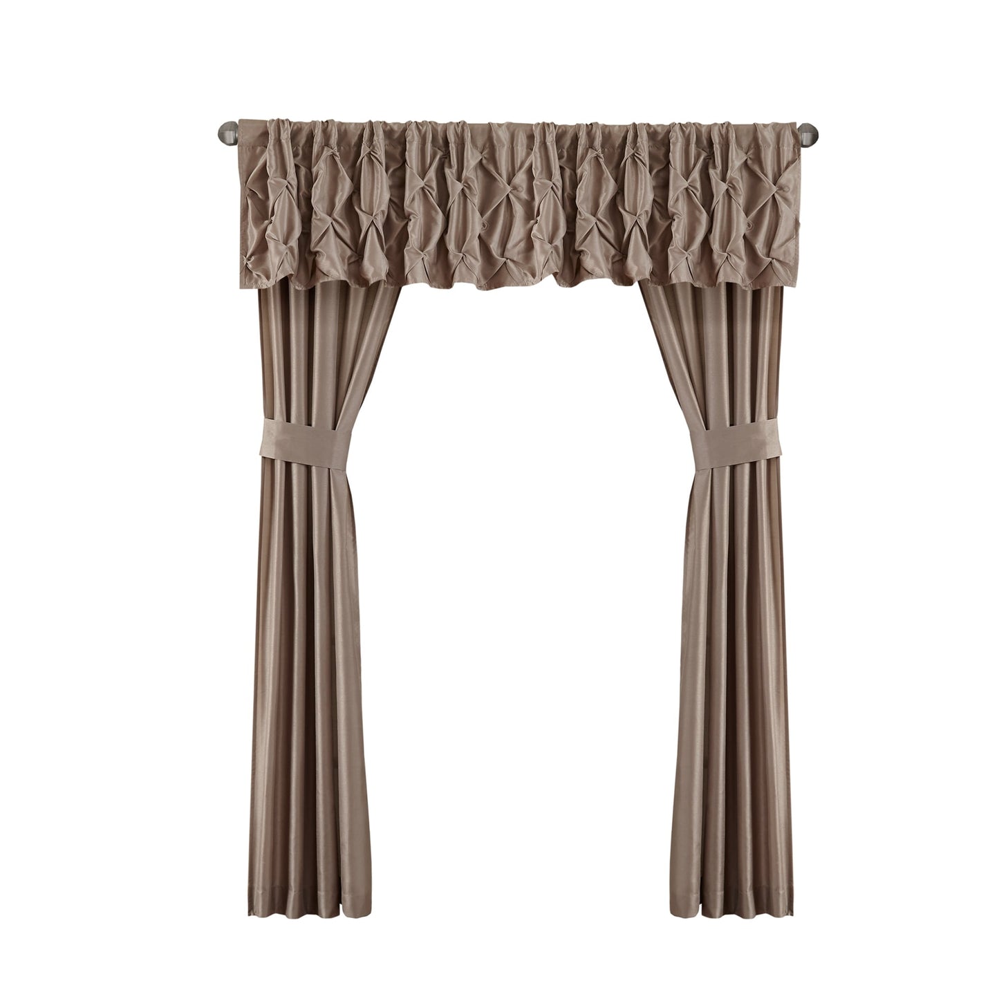 Madison Park Essentials Loretta 24-Piece Room in a Bag with Window Panels and Sheet Set