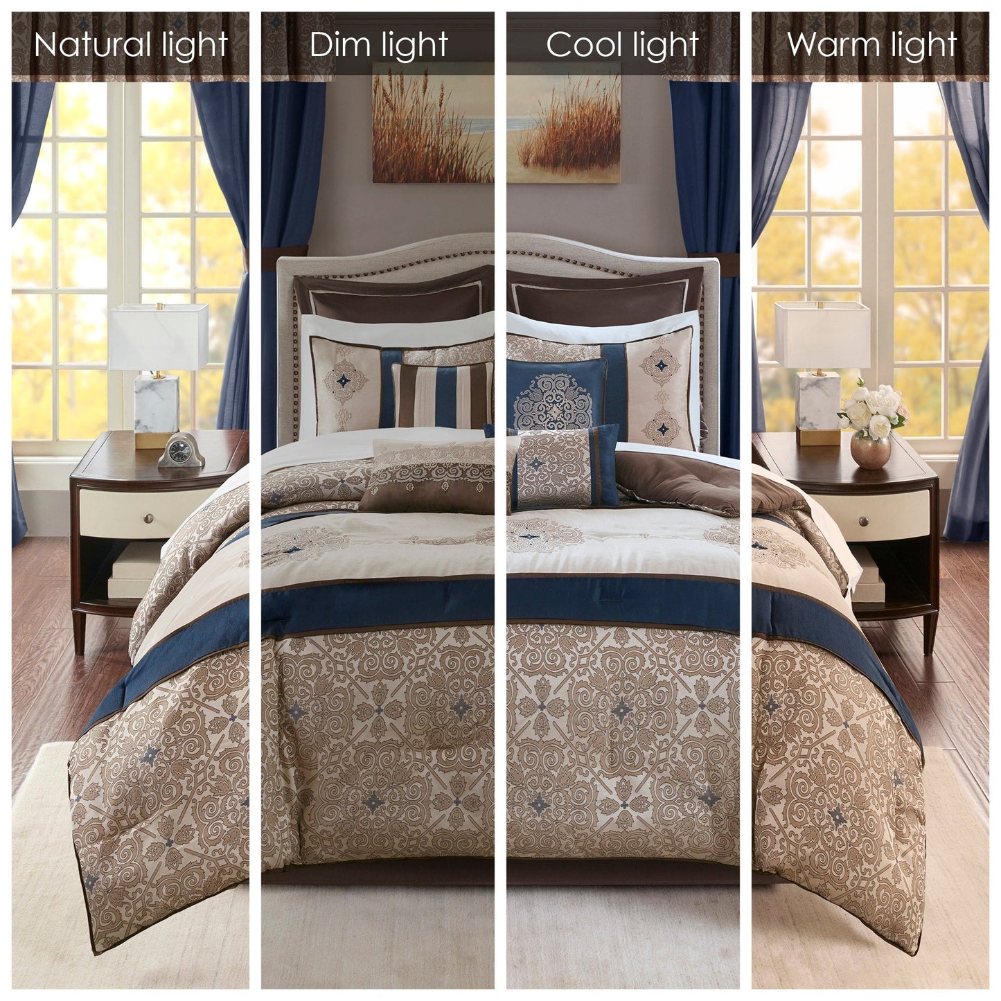 Madison Park Essentials Parker Jacquard Embroidered Pieced 24 Piece Room in a Bag