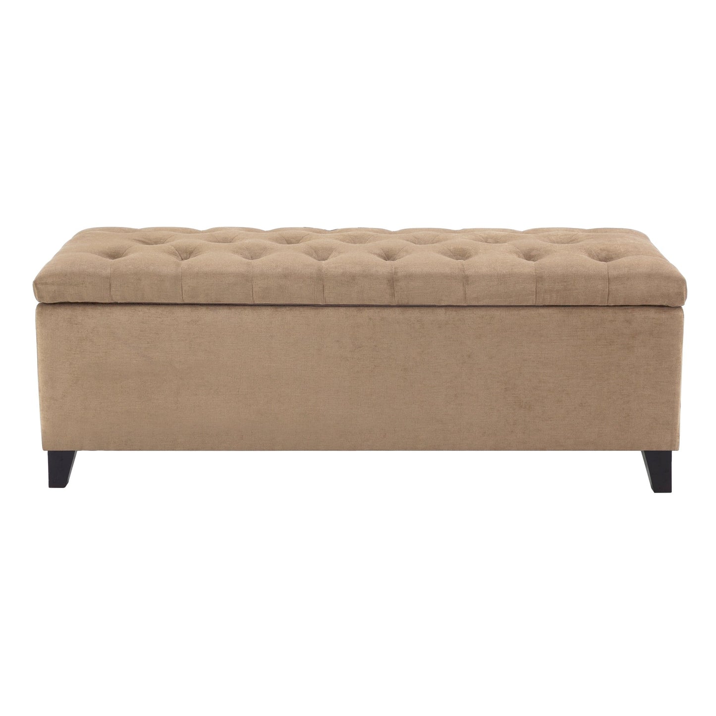 Madison Park Sasha Tufted Top Upholstered Storage Bench