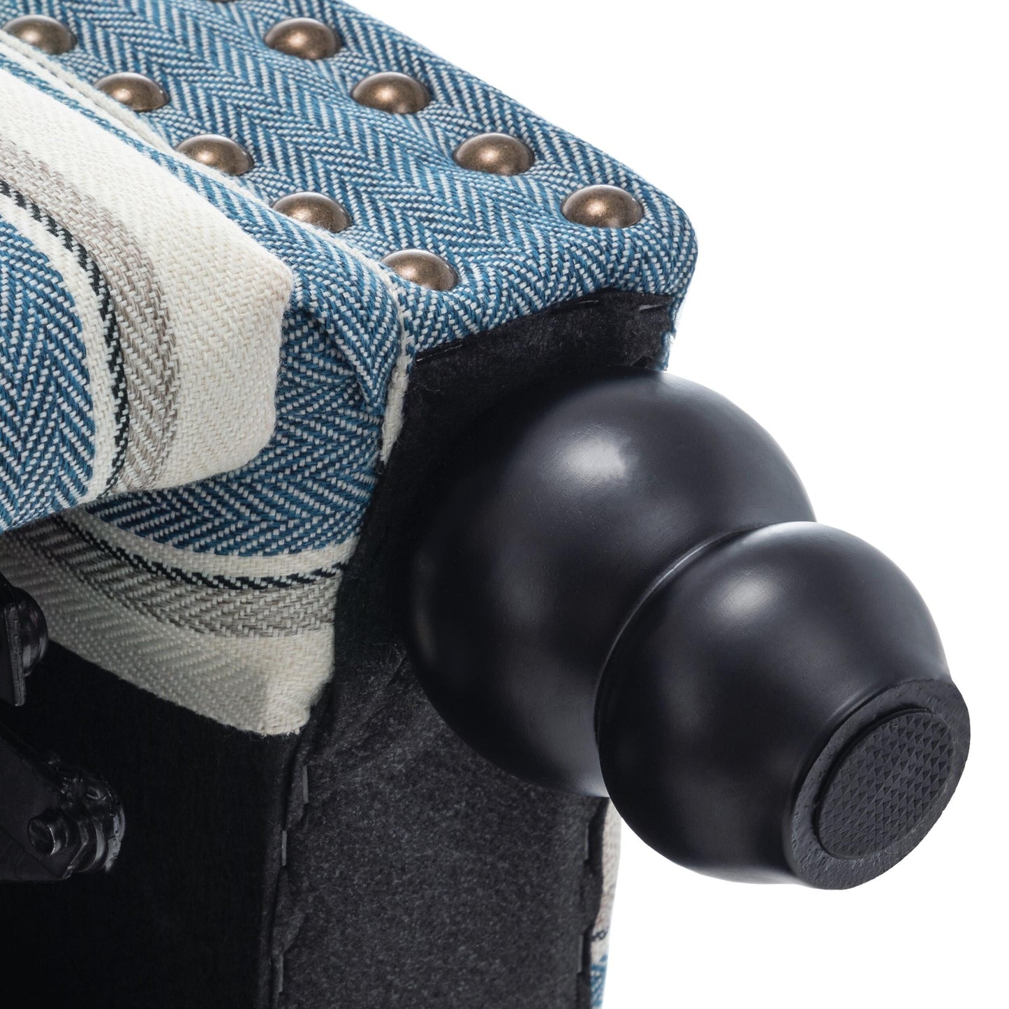 Manual Pushback Recliner Chairs with Nailhead Trim