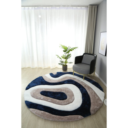 Mateos Shag Abstract Designed Area Rug