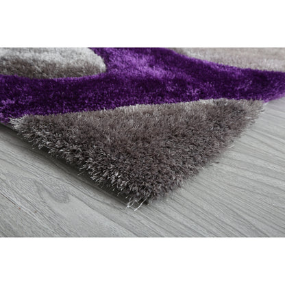 Mateos Shag Abstract Designed Area Rug