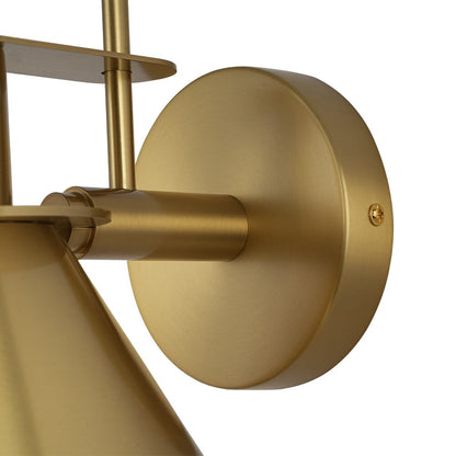 Mid-century Modern 1-Light Cone Wall Sconce - 7in Bedroom Light