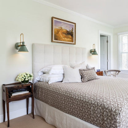 Mid-century Modern 1-Light Cone Wall Sconce - 7in Bedroom Light