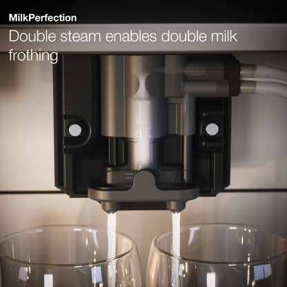 Miele CM 6160 MilkPerfection Countertop Coffee System- Lotus White