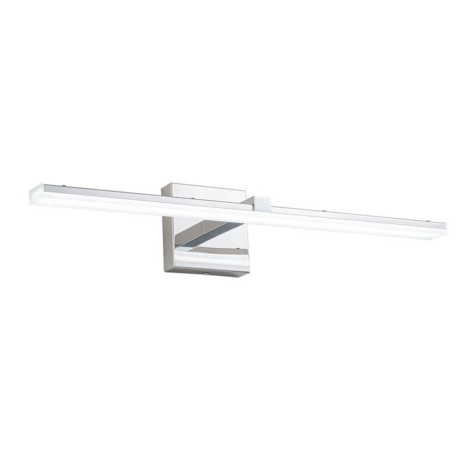 Minimalist Chrome Dimmable LED Linear Vanity Light