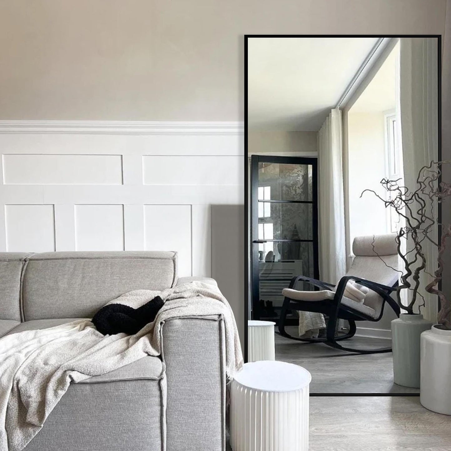 Modern Full Length Floor Mirror Freestanding Mirror