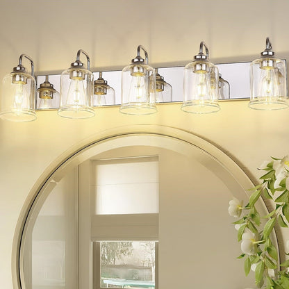 3/4/5/6-Light Modern Vanity Lights Over Mirror for Bathroom