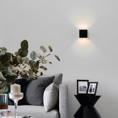 Modern Wall Sconce LED Waterproof Wall Lamp Aluminum with Adjustable Beam 10-Watt 4000K Cool White Indoor Outdoor