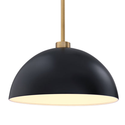 Nathan James Percy Modern 2-Light Pendant Island Light Fixture, Hanging Lights with Metal Shade and Adjustable Cord