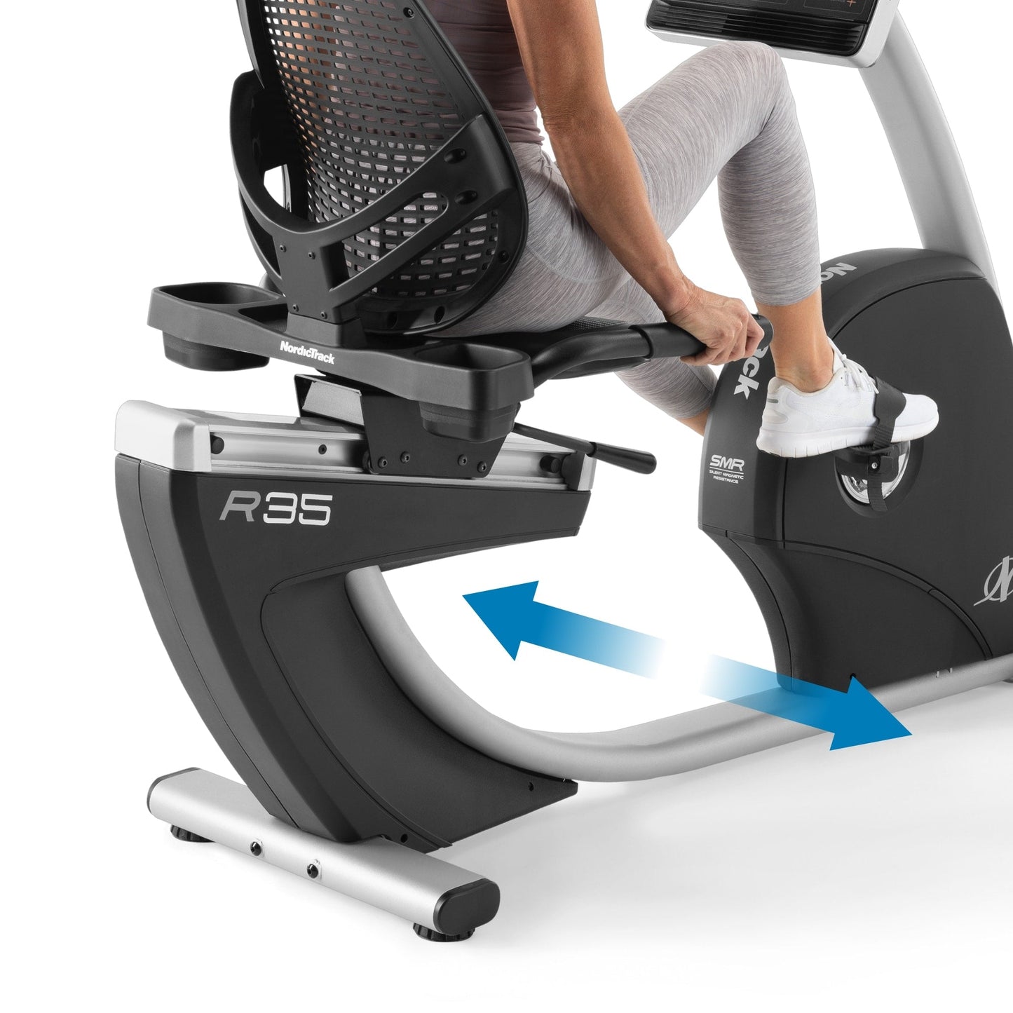 NordicTrack Commercial Series R35; iFIT-enabled Recumbent Exercise Bike with 14 Touchscreen
