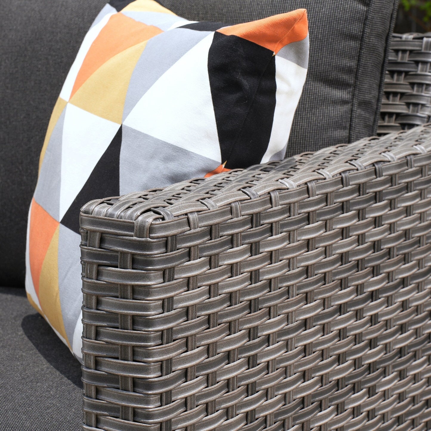 OVIOS 5-piece Patio Furniture Wicker Outdoor High-back Seating Set