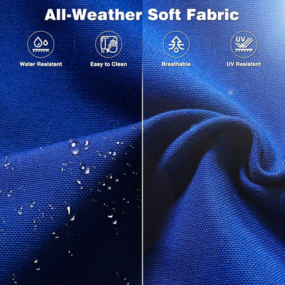 OVIOS 5-piece Patio Wicker High Back Conversation Set