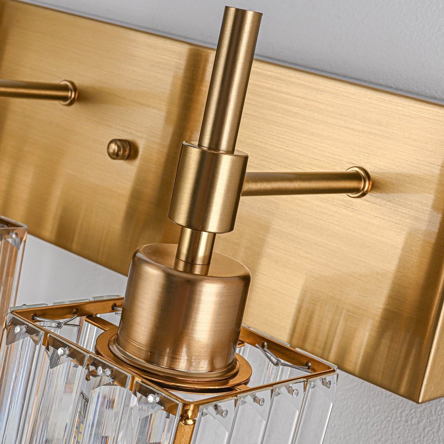 Ora Modern Dimmable Crystal Bathroom Light Fixtures Over Mirror Glam Vanity Lights