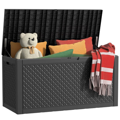 Outdoor Patio Storage Resin Lockable Deck Box