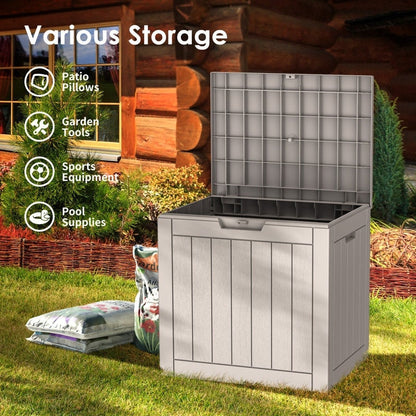 Outdoor Patio Storage Resin Lockable Deck Box