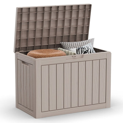 Outdoor Patio Storage Resin Lockable Deck Box