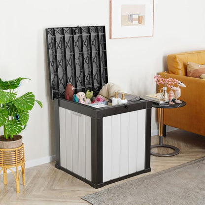 Outdoor Patio Storage Resin Lockable Deck Box