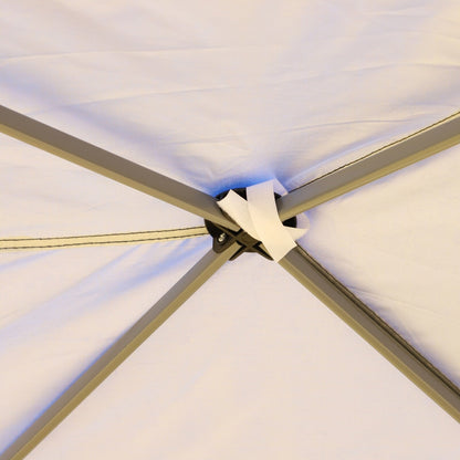 Outsunny Heavy Duty Pop Up Canopy with Sturdy Frame, UV Fighting Roof, Carry Bag for Patio, Backyard, Beach, Garden