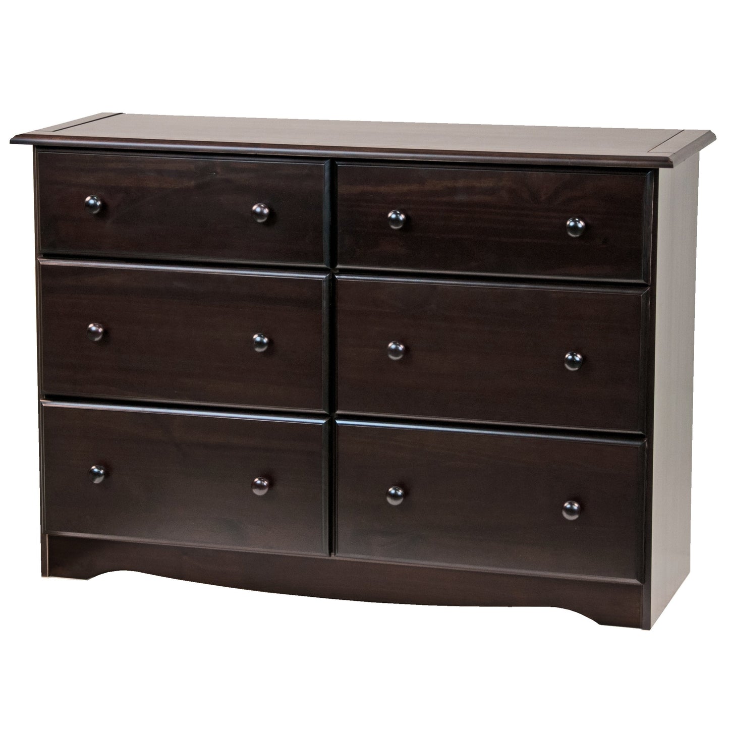 Palace Imports 100% Solid Wood 6-Drawer Dresser