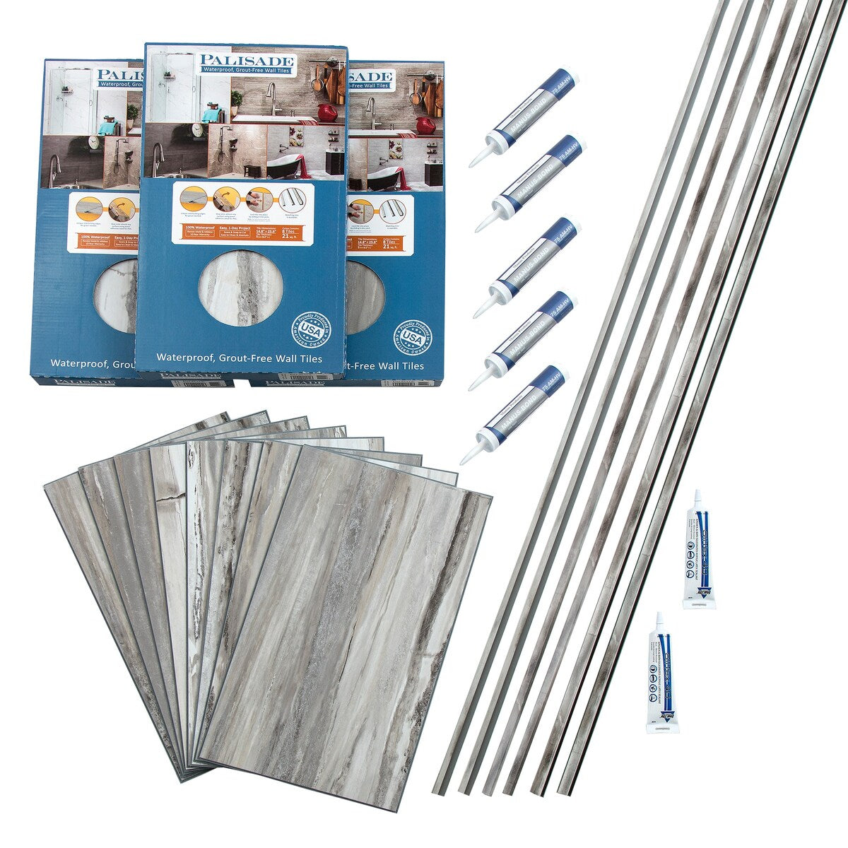 Palisade Wall Tile Shower Kit