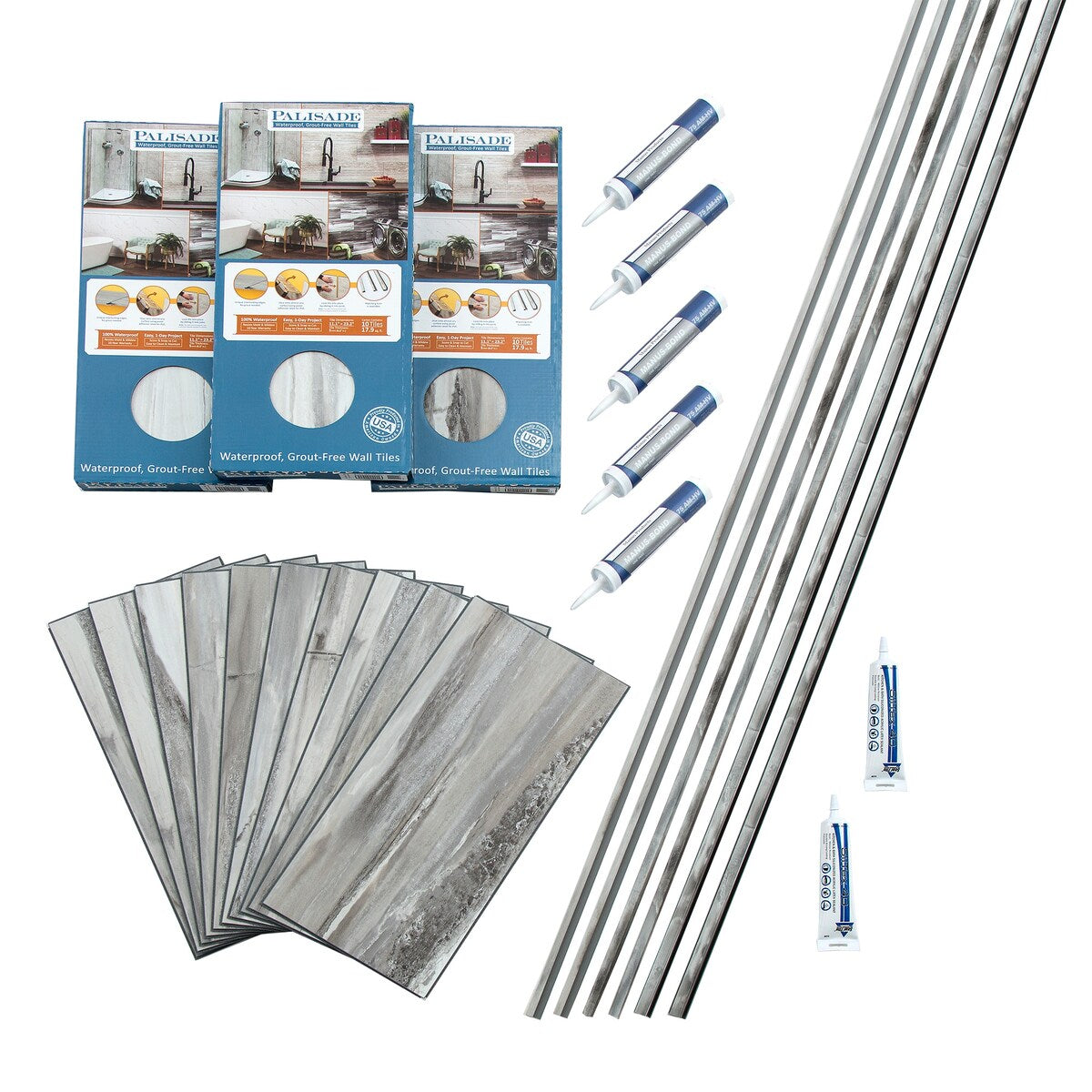 Palisade Wall Tile Shower Kit