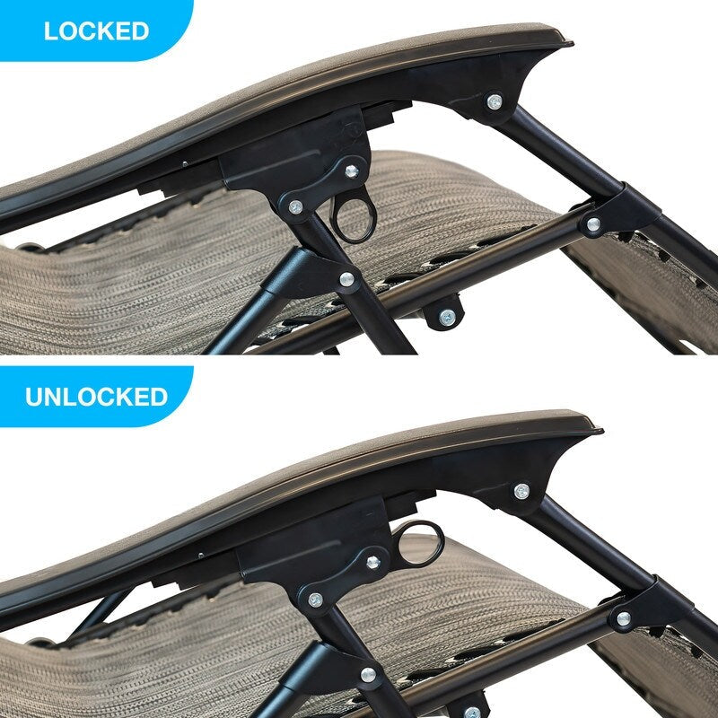 Sun-Ray 1pc Oversized Zero Gravity Chair