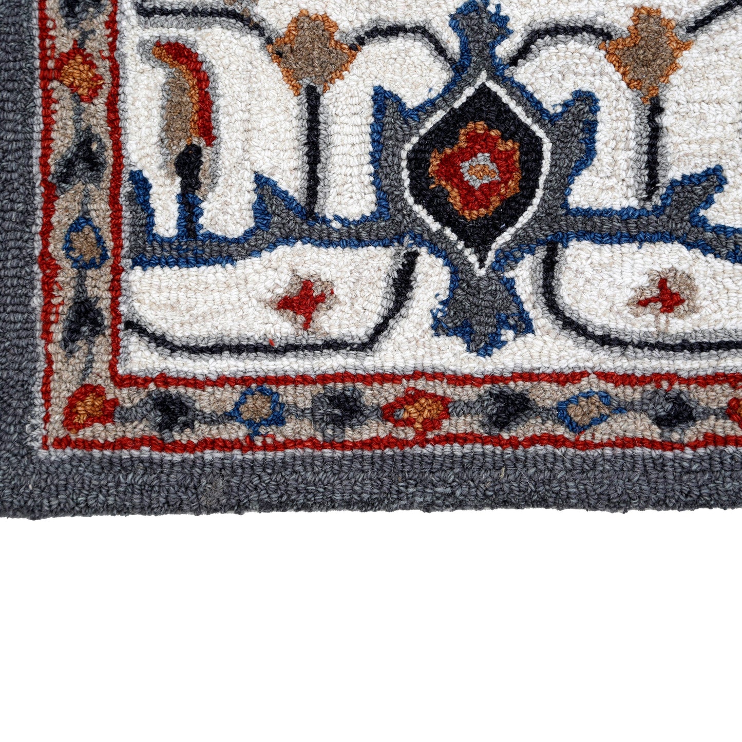 George Towne Living Persian Floral Luxury Handmade Traditional Persian Wool Area Rug