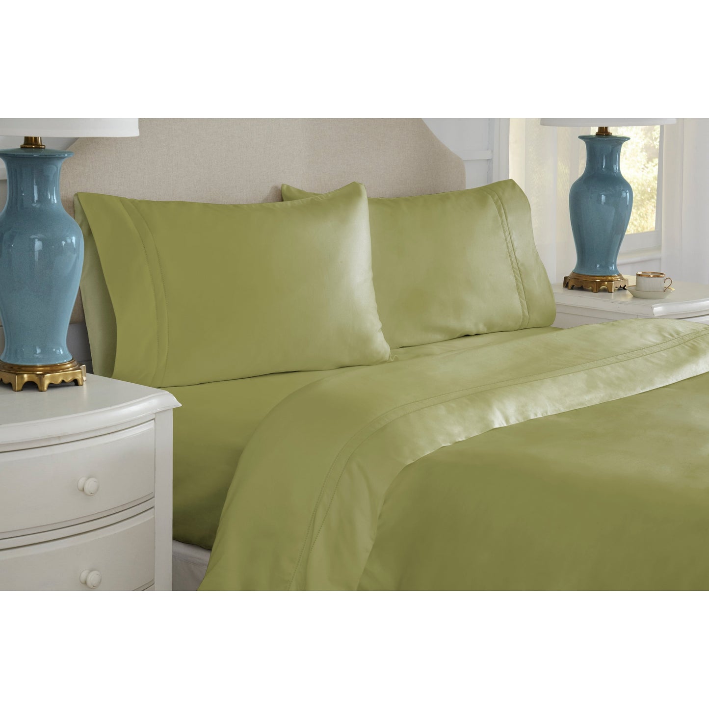 Pointehaven Deep Pocket 620 Thread Count Long Staple Cotton Sheet Set