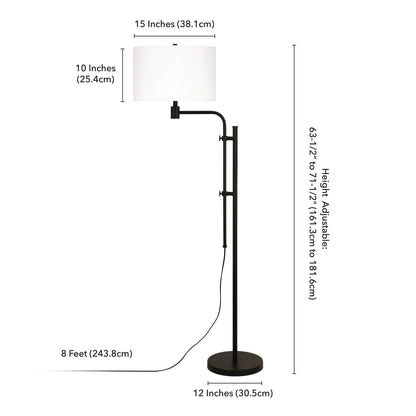 Polly Height Adjustable Floor Lamp