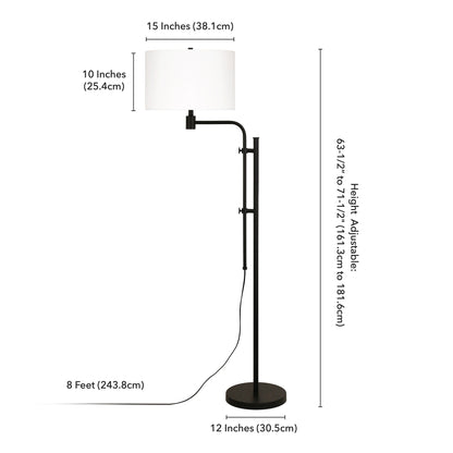 Polly Height Adjustable Floor Lamp