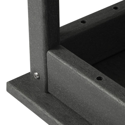 Polytrends Laguna Hdpe All Weather Outdoor Patio Rectangular Coffee Table