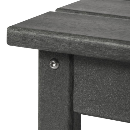 Polytrends Laguna Hdpe All Weather Outdoor Patio Rectangular Coffee Table