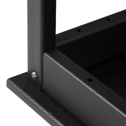 Polytrends Laguna Hdpe All Weather Outdoor Patio Rectangular Coffee Table