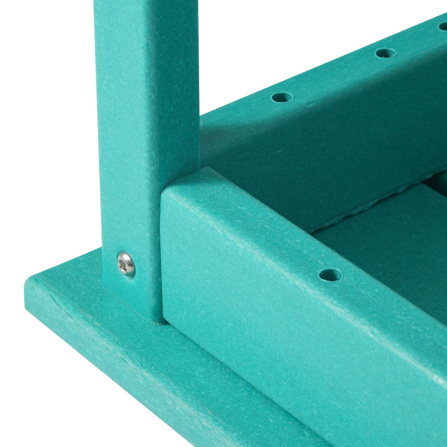 Polytrends Laguna Hdpe All Weather Outdoor Patio Rectangular Coffee Table