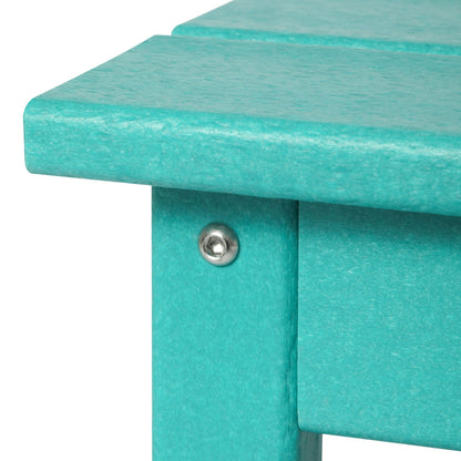 Polytrends Laguna Hdpe All Weather Outdoor Patio Rectangular Coffee Table