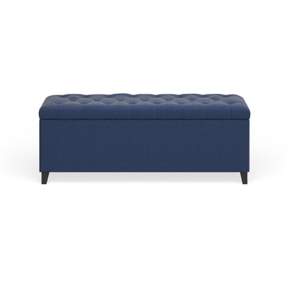 Madison Park Sasha Tufted Top Upholstered Storage Bench