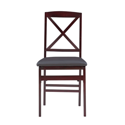 Porch & Den Espresso Folding Chair (Set of 2)