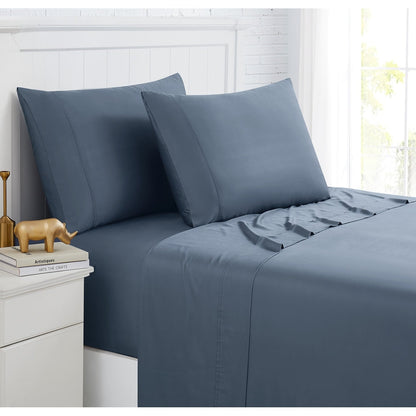 Premium Luxury 100-percent Bamboo Viscose 21-inch Extra Deep Pocket 4-piece Bed Sheet Set