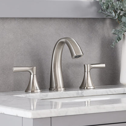 Proox 8 Widespread Bathroom SpotShield Basin Faucet w/ Drain Assembly