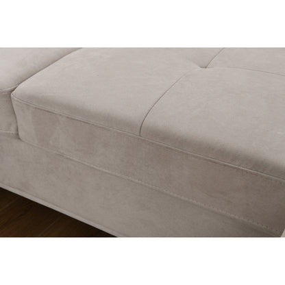 Roomfitters 122 Oversized Sectional Sofa Couch with Chaise Storage, Contemporary U-Shaped 7-Seater Sofa