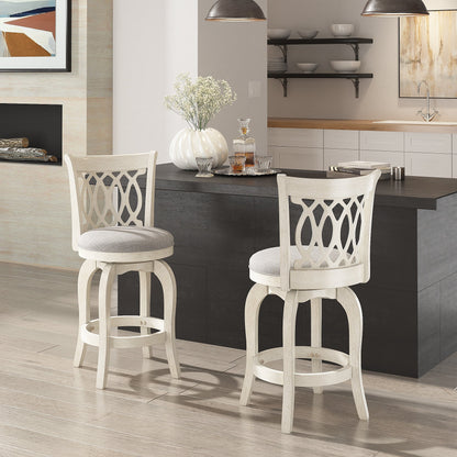 Rovinj Scroll Back Swivel Counter Stool