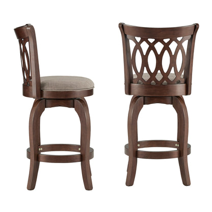 Rovinj Scroll Back Swivel Counter Stool