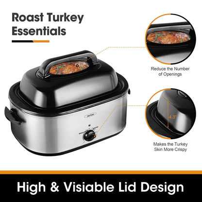 Royalcraft Roaster Oven with Removable Pan