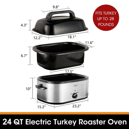 Royalcraft Roaster Oven with Removable Pan