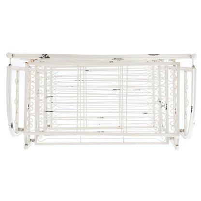 SAFAVIEH Bryn Victorian Wrought Iron 4-Tier Outdoor Bakers Rack - 25 In. W x 15 In. D x 63 In. H - 25W x 15D x 63H