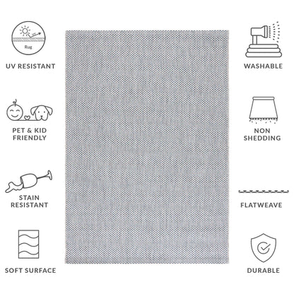 SAFAVIEH Courtyard Begajeta Indoor/Outdoor Waterproof Patio Backyard Rug.